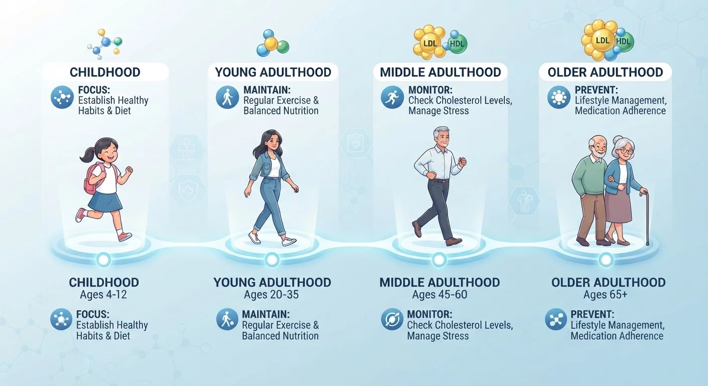 Cholesterol Across the Lifespan: How Levels Shift from Childhood to Later Life