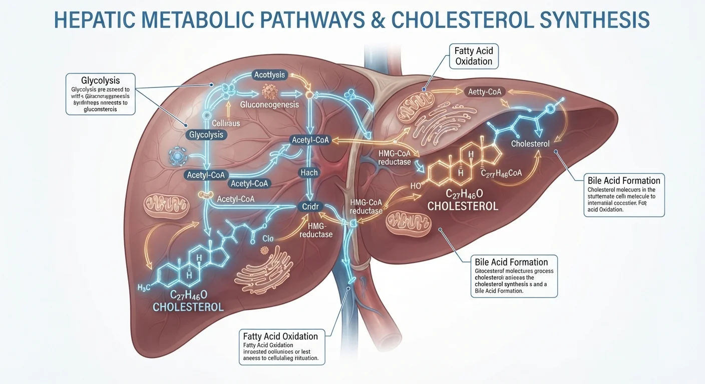 How the Liver Produces and Regulates Cholesterol
