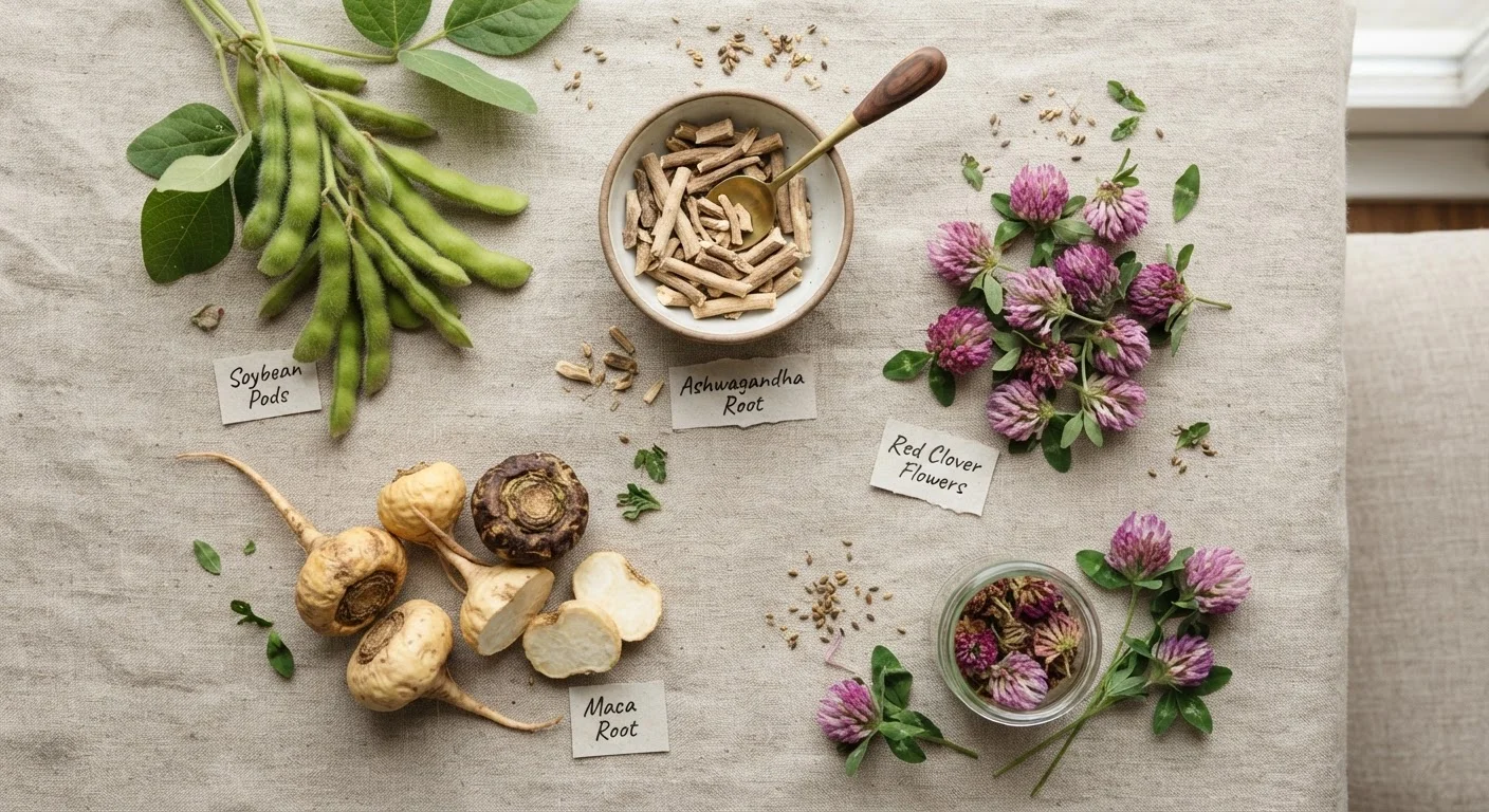 Phytoestrogens, Adaptogens, and Hormone-Supportive Plants: Separating Evidence from Hype