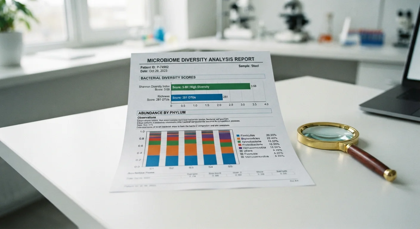 Reading a Microbiome Test Report: What the Numbers Mean and What They Do Not