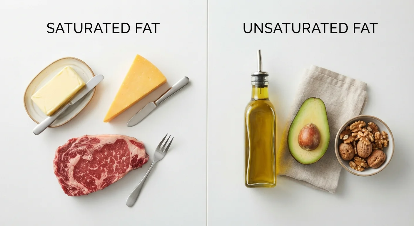 Saturated Fat vs. Unsaturated Fat and Their Effects on Cholesterol