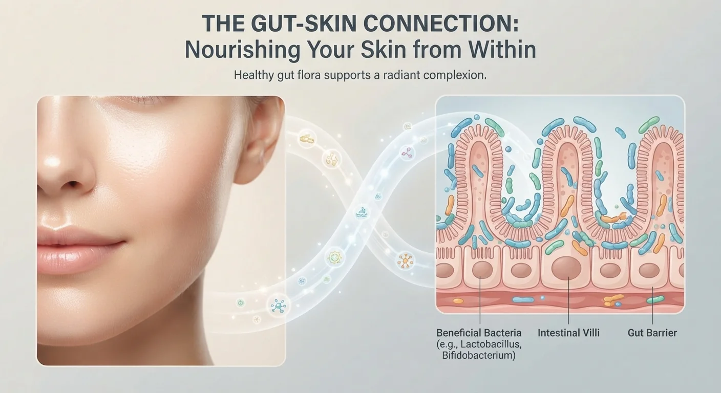 The Gut-Skin Axis: What Digestive Health Has to Do with Your Complexion
