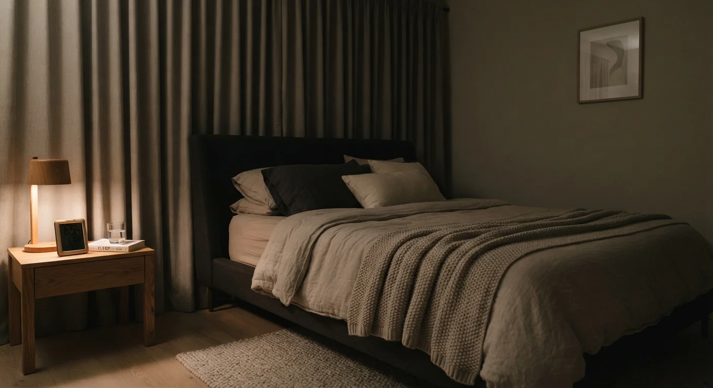 The Sleep Environment Audit: Light, Temperature, Noise, and What the Research Says